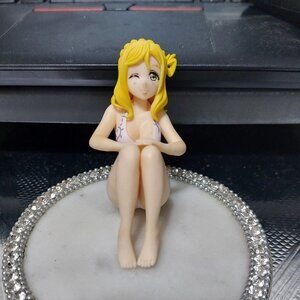 Blinking Pretty Anime Girl Bikini In Beach Figurine Figure Action Figure Toy
